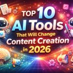Top 10 AI Tools That Will Change Content Creation in 2026